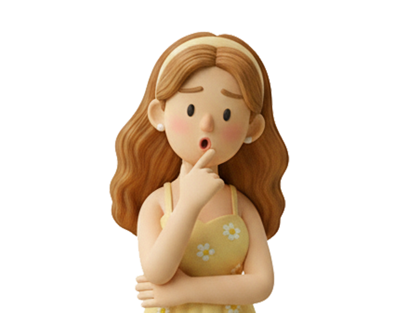 혼자 서 있는 캐릭터 일러스트